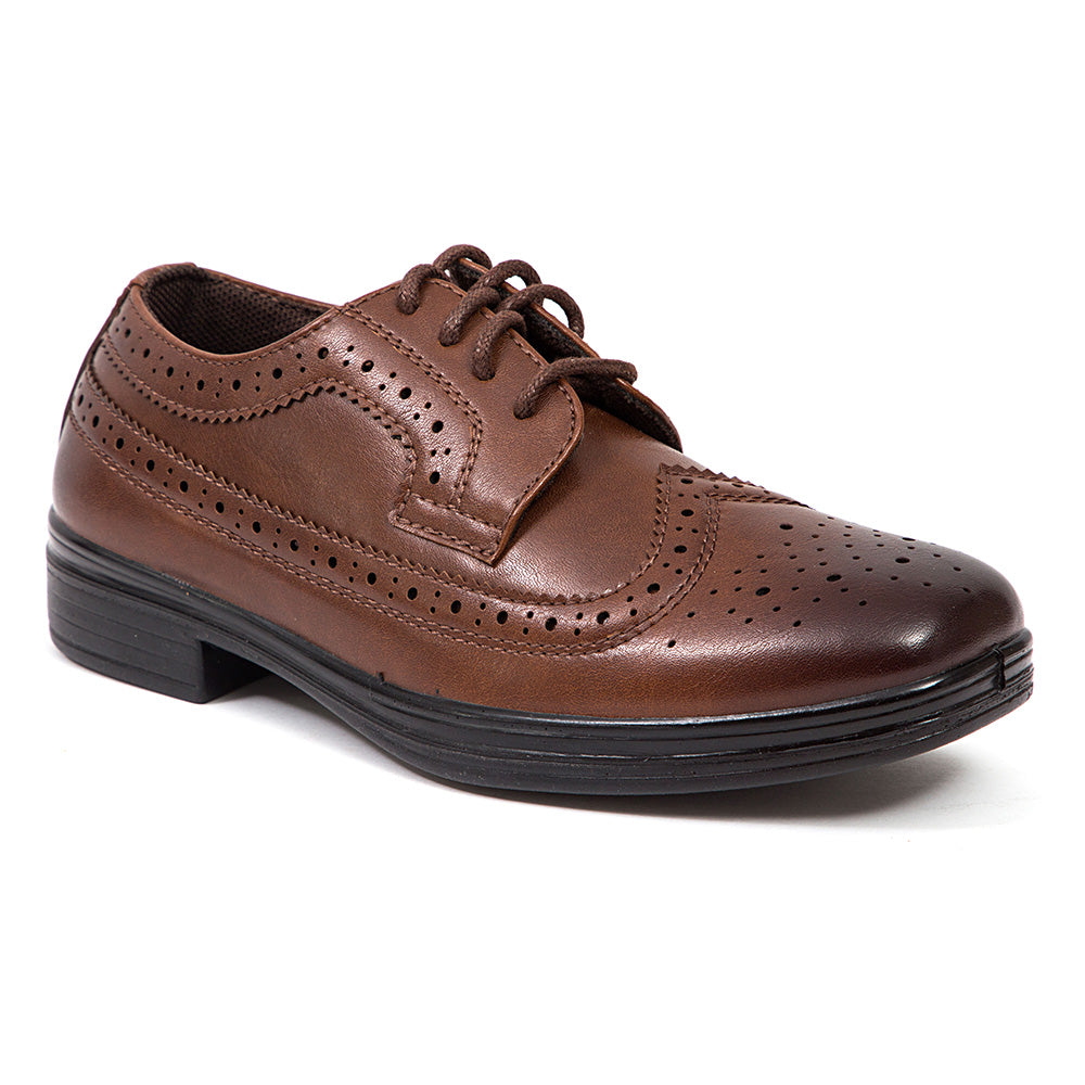 Boys Brown Oxford in Size 13.5 Little Kid | Ace Boys Brown Oxford in Size 13.5 Little Kid | Ace
