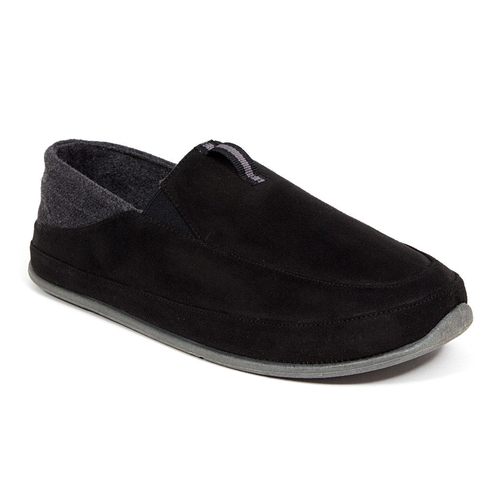 Deer Stags Campo Unisex Slipper in Black/Grey