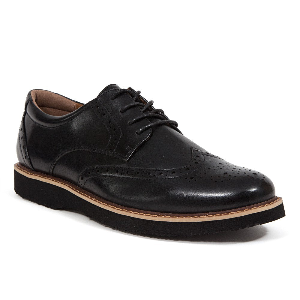 Men's Walkmaster Wingtip Oxford in Black - Classic SUPRO Men's Walkmaster Wingtip Oxford in Black - Classic SUPRO