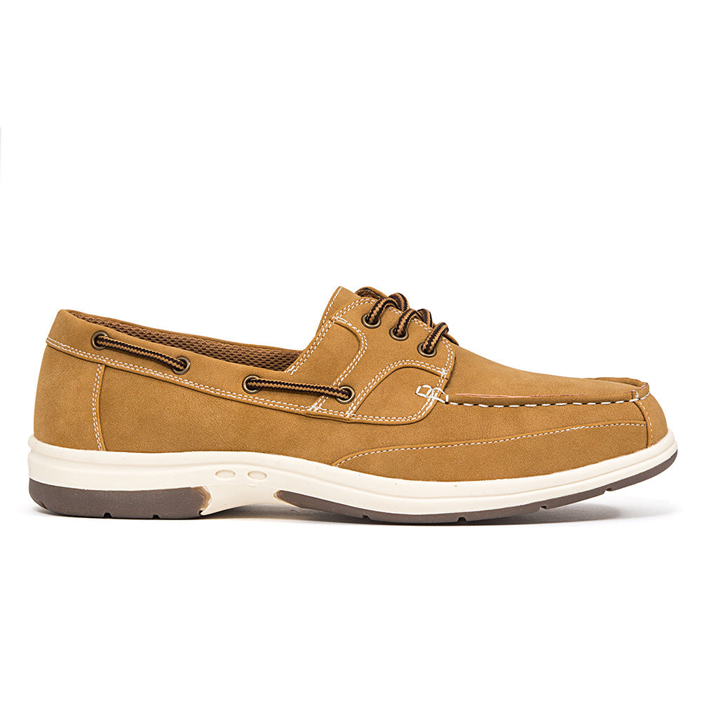 Deer Stags Men's Mitch Boat Shoe in Light Tan