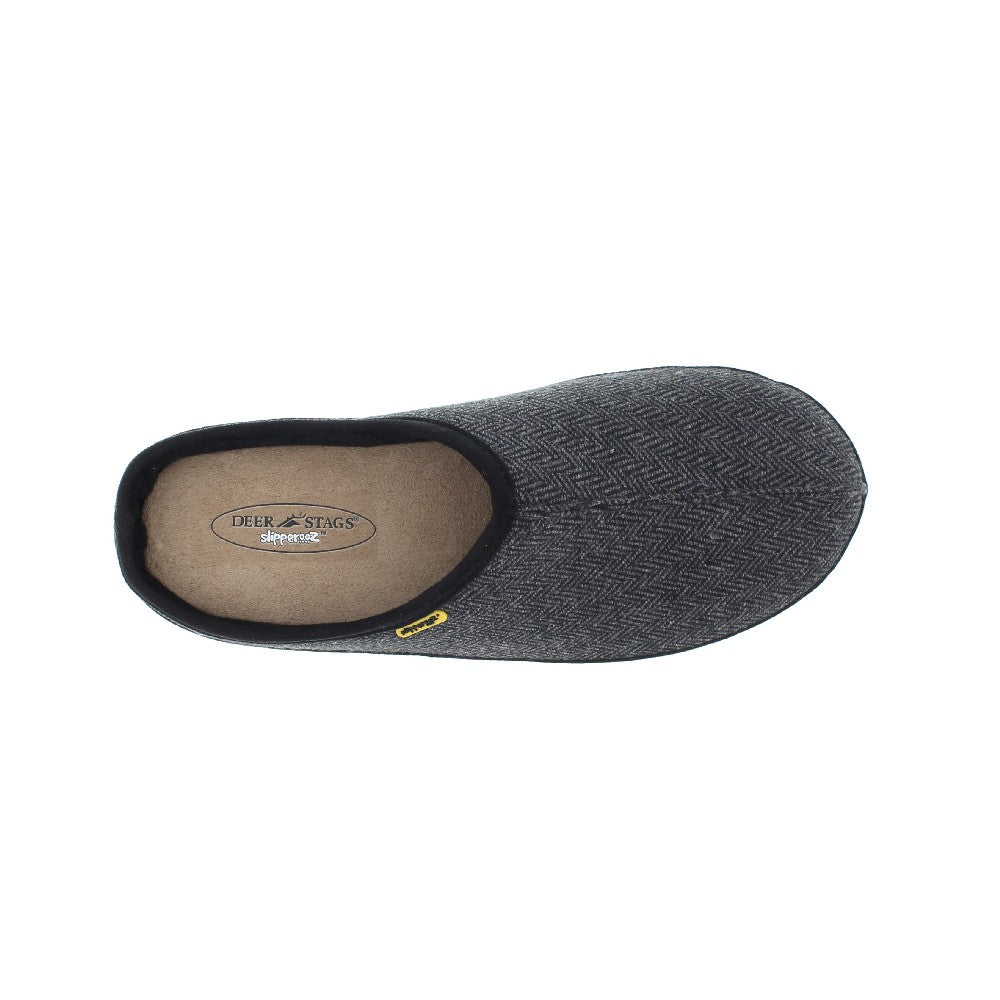 Wherever Unisex Slipper in Black Tweed