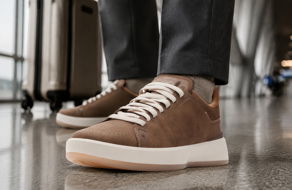 Men's Viper Dress Sneaker In Office Setting