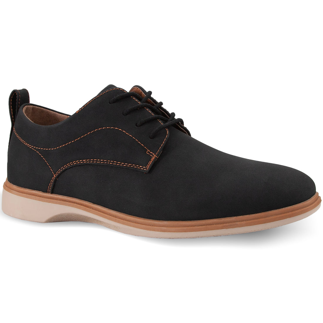 Mens Lisbon in Black Buffed