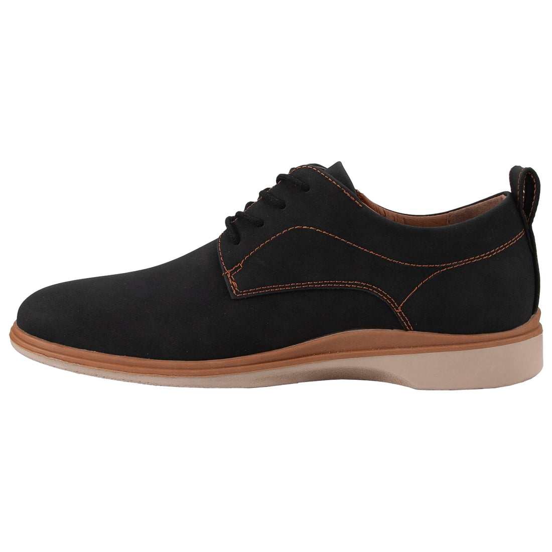 Mens Lisbon in Black Buffed