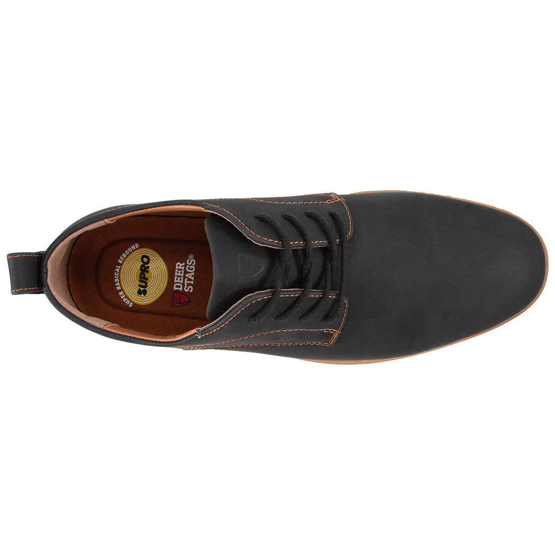 Mens Lisbon in Black Buffed