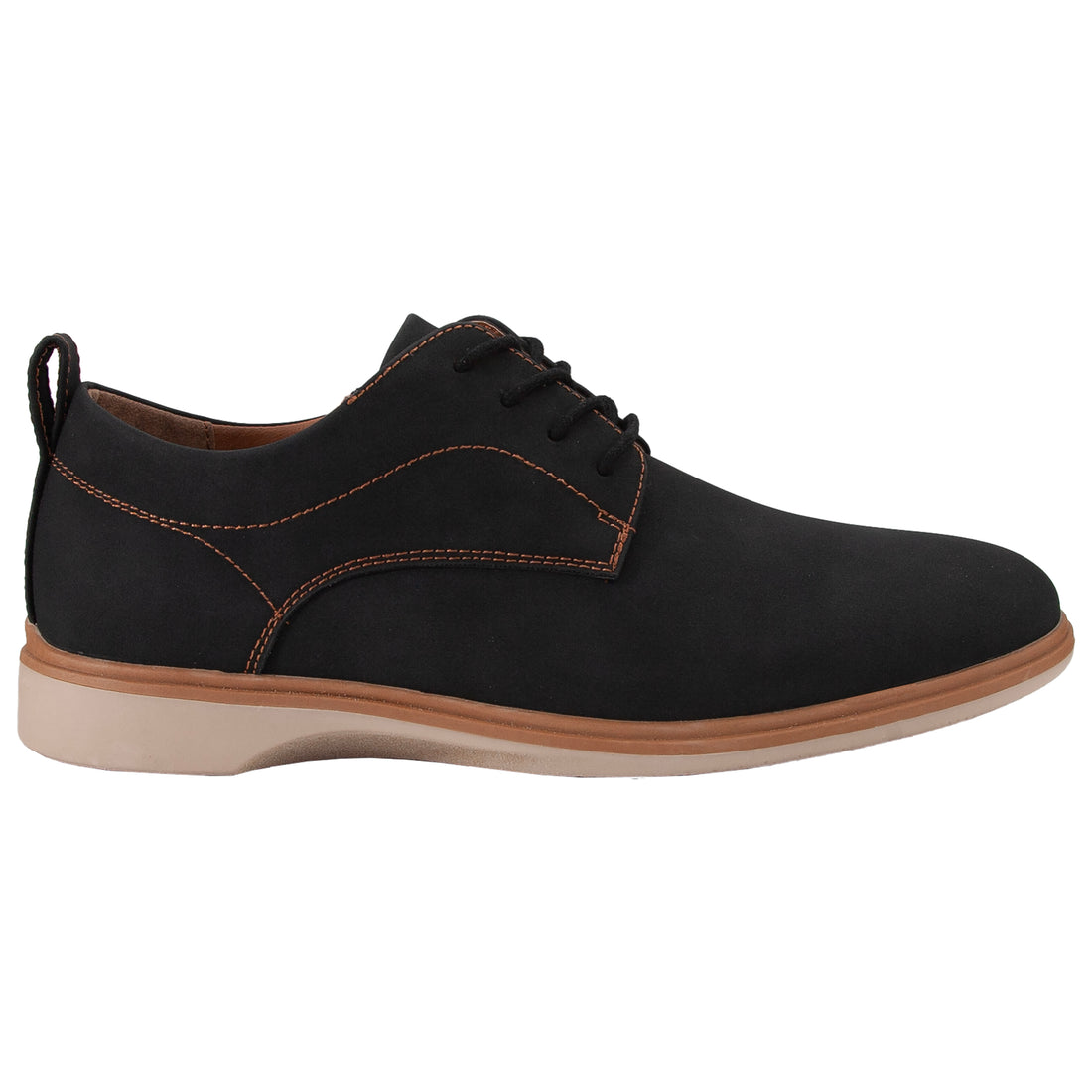 Mens Lisbon in Black Buffed