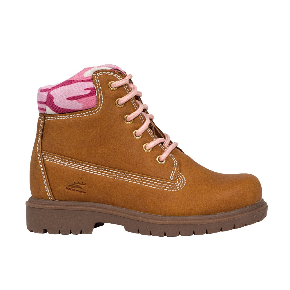 Deer Stags Kids Mak2 in Dark Wheat / Pink Camo