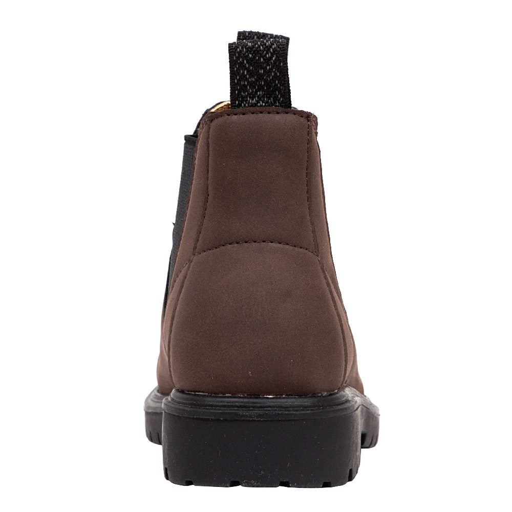 Deer Stags Kids' Brock Jr. Chelsea Boot in Dark Brown
