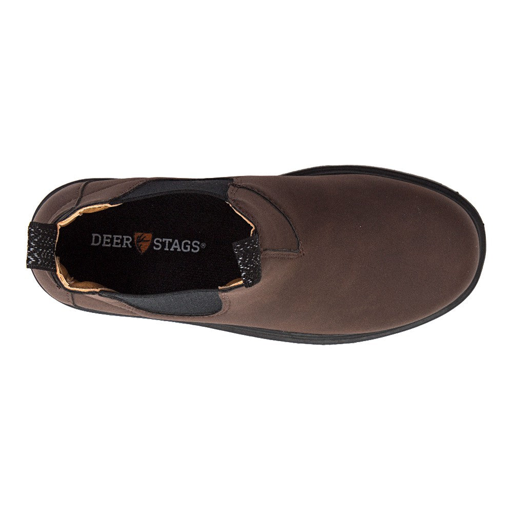 Deer Stags Kids' Brock Jr. Chelsea Boot in Dark Brown