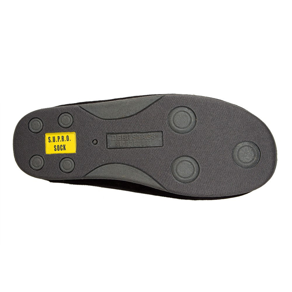 Deer Stags Campo Unisex Slipper in Black/Grey