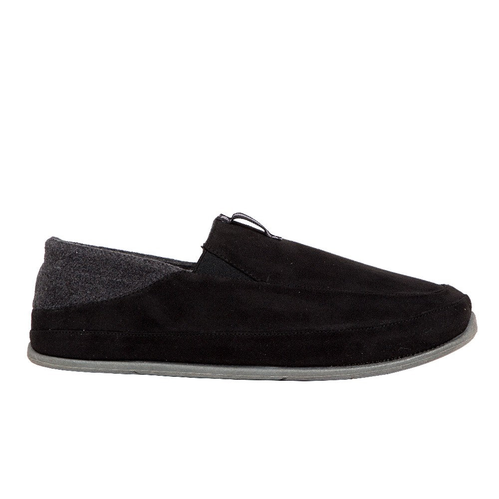 Deer Stags Campo Unisex Slipper in Black/Grey