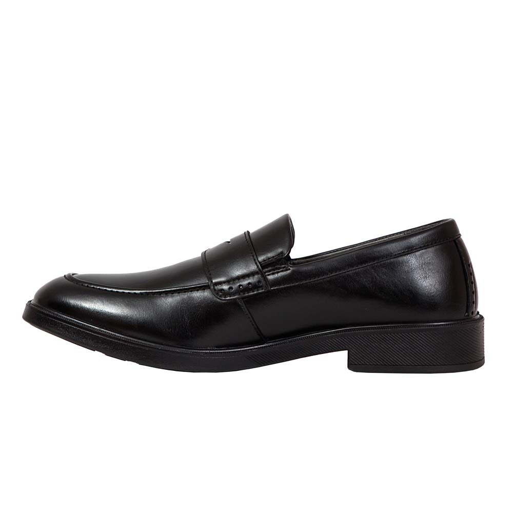 Deer Stags Men's Civic Penny Loafer in Black