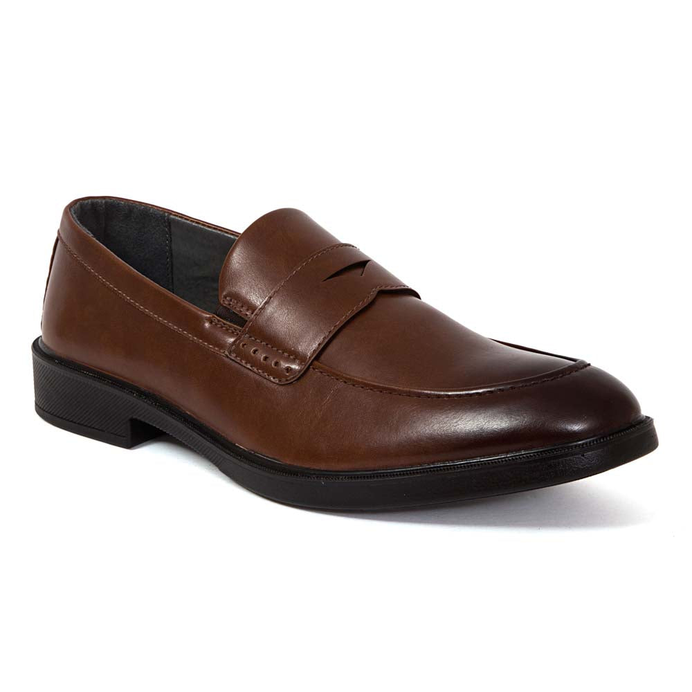 Deer Stags Men's Civic Penny Loafer in Brown