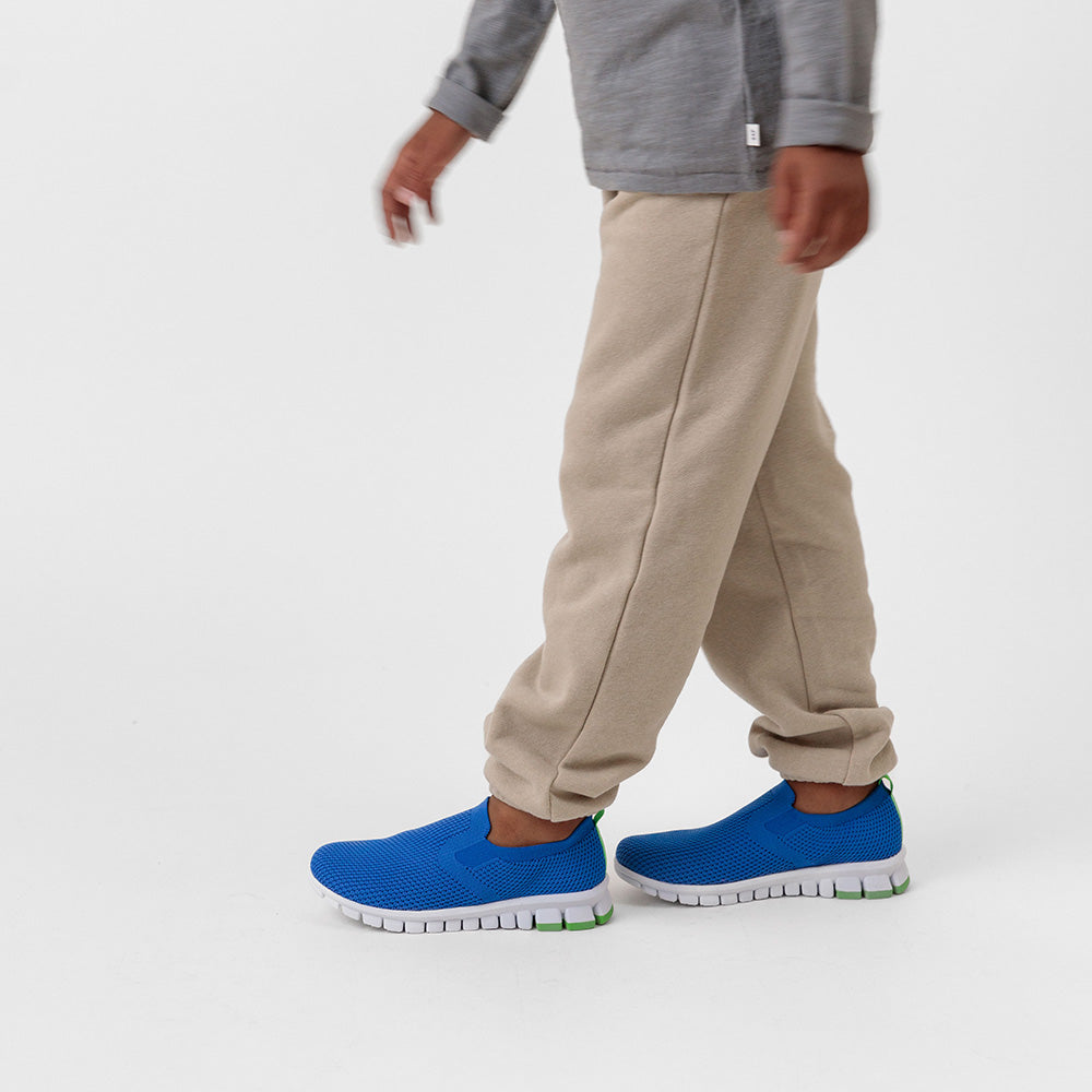 Deer Stags Kids' Eddy Jr. in Blue/Lime – DeerStags