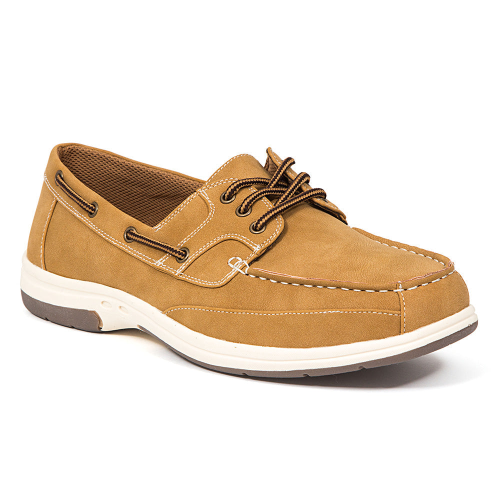 Deer Stags Men's Mitch Boat Shoe in Light Tan