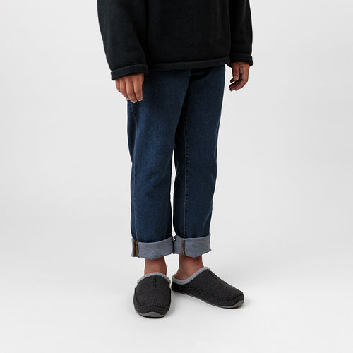 Deer Stags Nordic Unisex Slipper in Black Tweed – DeerStags display picture 3