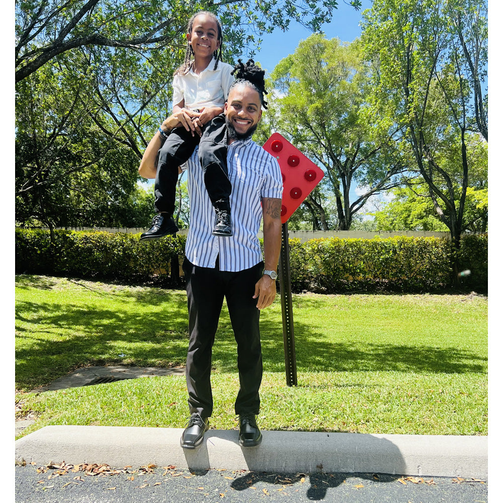 Deer Stags Kids' Gabe Oxford in Black